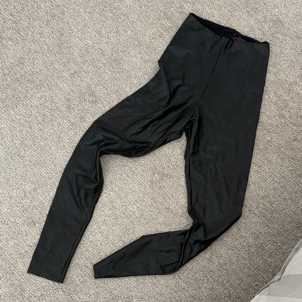 Commando Black Faux Leather Leggings